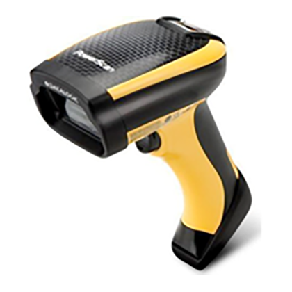 A Datalogic handheld barcode scanner