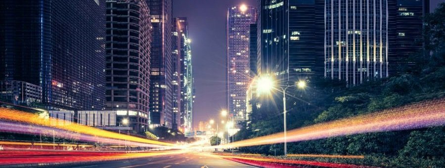 A city road