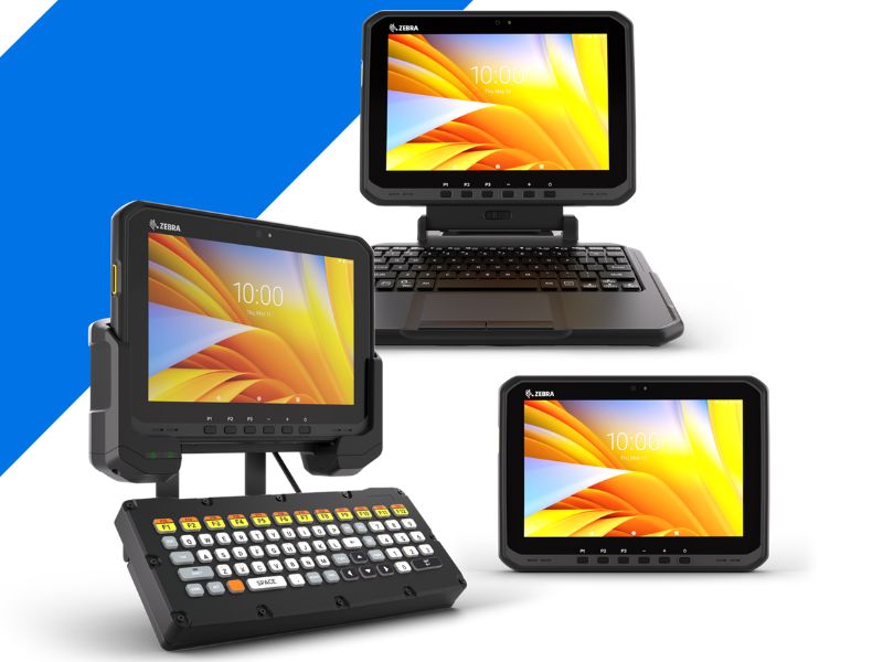 Three rugged tablets