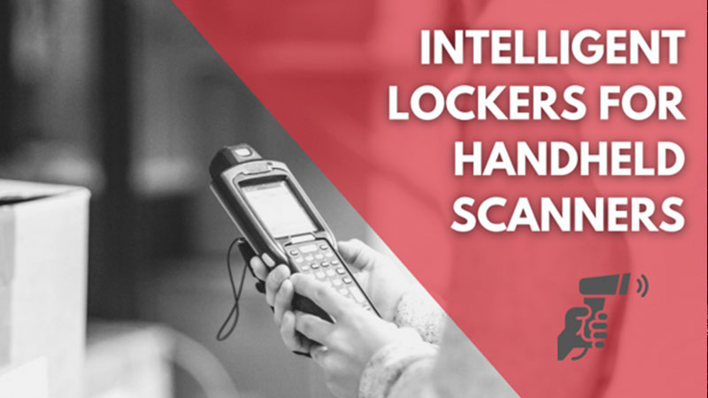 Someone holding a handheld scanner from iLockerz