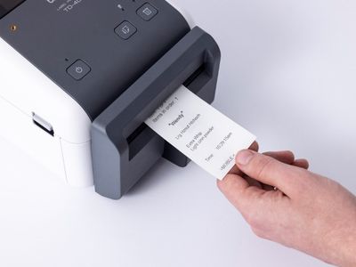 Someone using a printer