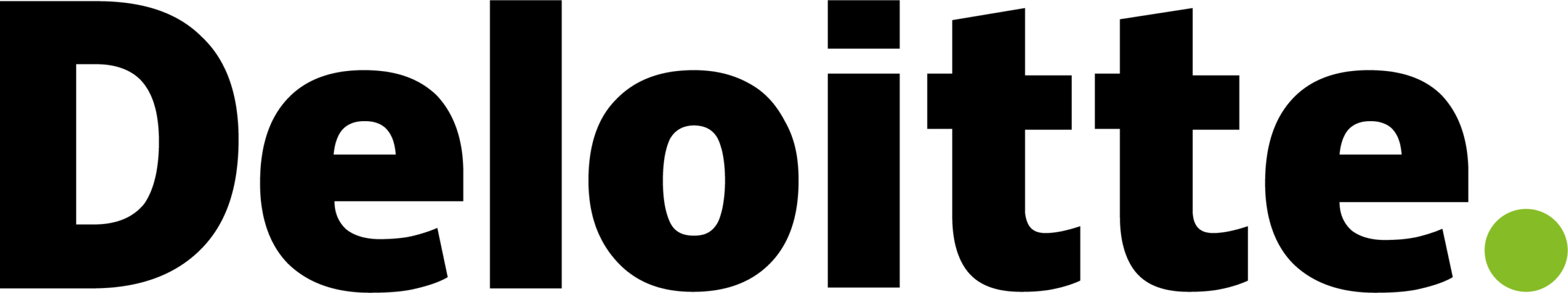 The logo for Deloitte