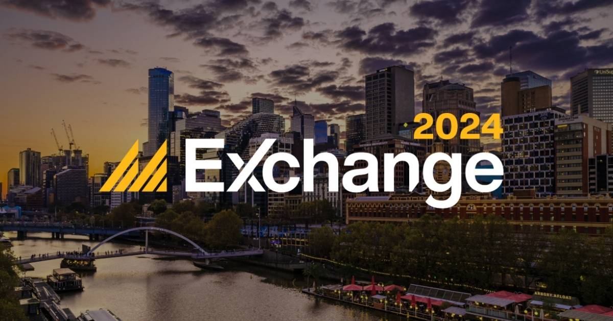 A logo for the Renovotec Exchange event